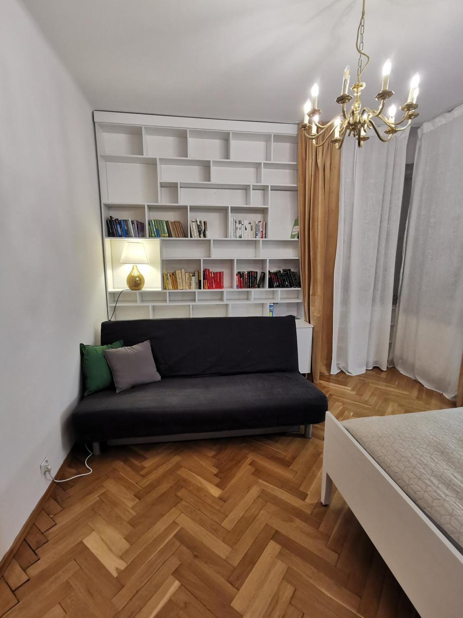 Cozy Spacious Apartment With Balcony Краков Экстерьер фото